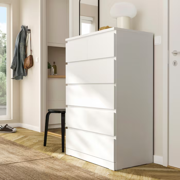 MALM Chest of 6 drawers