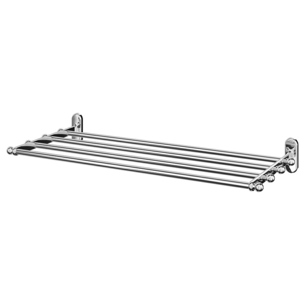 VOXNAN Wall shelf with towel rail