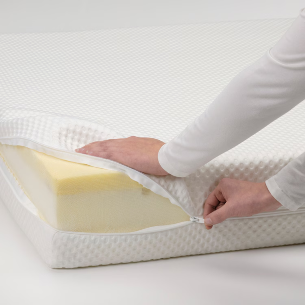 ÅBYGDA Foam mattress, firm/white, 150x200 cm