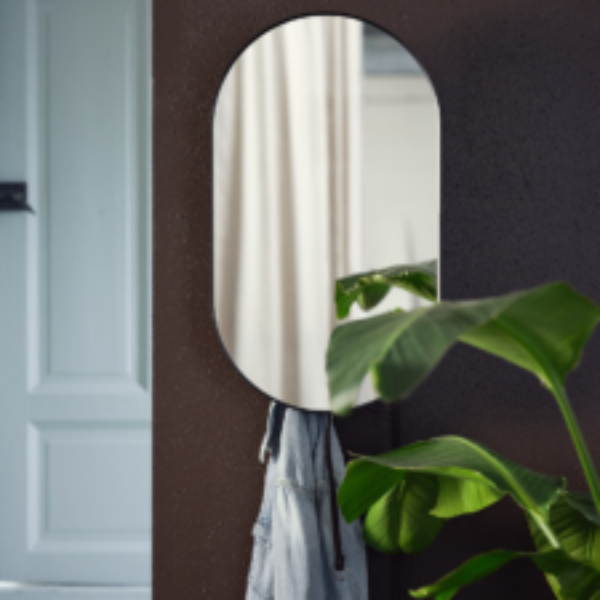 LINDBYN mirror with storage